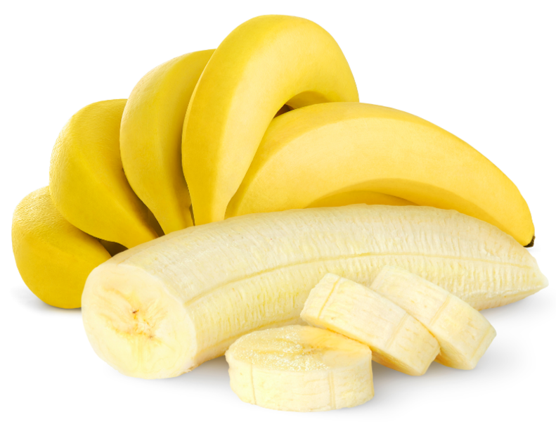 Banana cortada